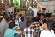 مدرسة الامام الحسين الدينية تقيم دورات للأطفال في مجال تعليم القرآن والتعاليم الاسلامية والعقيدة