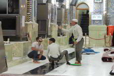 الولاء والإخلاص شعار منتسبوا الخدمية الداخلية في العتبة الحسينية المقدسة