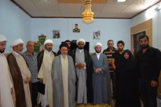 زيارة عوائل الشهداء في مدينة خانقين من قبل وفد العتبة الحسينية المقدسة