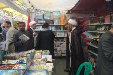 جناح العتبة الحسينية المقدّسة يتألّق بمعرض النجف الأشرف الدوليّ للكتاب