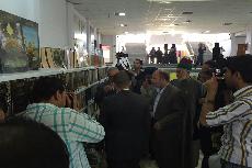 العتبة الحسينية تشارك في معرض الكتاب لجامعة ذي قار