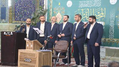 محفل قرآني استذكاراً لأرواح خدمة الإمام الحسين (ع) من قسم الإعلام