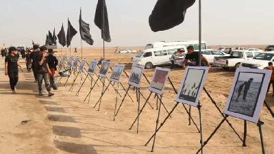 طريق الجنة .. فعالية فنية سنوية تمتد من جنوب العراق الى كربلاء لتوثيق مسيرة الأربعين