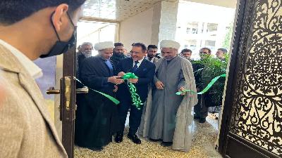 العتبة الحسينيّة المقدّسة تُقيم معرضها الثقافي في جامعة الموصل