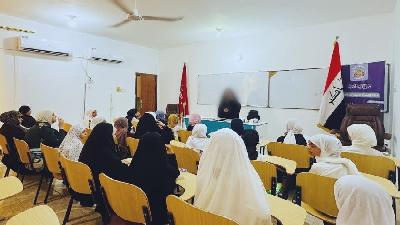 يوم آخر من الدورة الصيفية للفتيات في مركز أرشاد المثنى